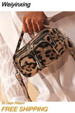 Weiyinxing Leopard Crossbody Bags For Women 2023 Luxury Handbags Designer Ladies Hand Shoulder Messenger Bag Sac A Main Female