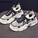 Weiyinxing Sneakers Running Shoes for Women Casual Shoes Women 2023 New Female Breathable Chunky Antislip Light Zapatos De Mujer