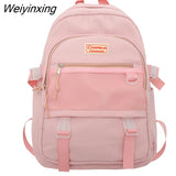 Weiyinxing Kawaii Student Nylon Mesh Backpack Trendy Cute Girl Travel Bag College Cool Female Fashion Backpack Women Laptop Net Bags
