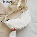 Weiyinxing Color Chest Bag For Women Large Capacity Travel Crossbody Female Half Moon Belt Bag Ladies Daily Street Fanny Packs 2023