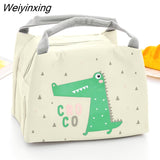 Weiyinxing Kawaii Lunch Bags For Girls Kids Children Women Thermal Insulated Lunch Box Tote Food Cooler Bag Milk Bottle Pouch