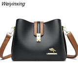 Weiyinxing Women Bags Designer Handbags Casual Leather Cowhide High Capacity Shoulder Crossbody Bags for Women 2023 The New Luxury Handbags