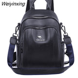 Weiyinxing Women Backpack Designer high quality Leather Women Bag Fashion School Bags Large Capacity Travel Backpacks mochila