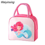 Weiyinxing Kawaii Lunch Bags For Girls Kids Children Women Thermal Insulated Lunch Box Tote Food Cooler Bag Milk Bottle Pouch