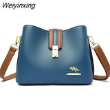 Weiyinxing Women Bags Designer Handbags Casual Leather Cowhide High Capacity Shoulder Crossbody Bags for Women 2023 The New Luxury Handbags