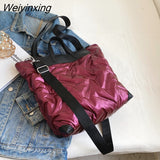 Weiyinxing Mantang Winter Big Cloth Totes Bag for Women 2023 Trend Design Shoulder SiDe Bag Female Crossbody Shopping Handbags