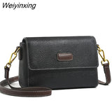 Weiyinxing Cow Leather Tote Bag Women Bags 2023 Fashion Women Shoulder Bags Genuine Leather Small Handbags Casual Ladies Crossbody Bag