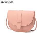 Weiyinxing Women Purse Shell Shoulder Messenger Bag PU Leather Fashion Solid Yellow Black Crossbody Bag Bolsas Ladies Phone Purse