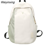 Weiyinxing Lady Waterproof High Capacity Book Backpack Girl Boy College Backpack Male Female Travel Bag Fashion Men Women Laptop Bag