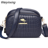 Weiyinxing Women Wallet HandBags New Vintage Crossbody Cowhide Cell Phone Shoulder Bag Genuine Leather Messenger Bags Fashion Daily Use For