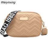 Weiyinxing Lingge Embroidery Small Messenger Bag For Women Trend Luxury Female Shoulder Bag Casual Ladies Crossbody Bags 2023 New