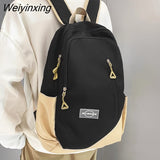 Weiyinxing Kawaii Nylon Waterproof Backpack Big Travel Bag for Boy Cool Laptop Packet Fashion Teenager Bookbag College Women Schoolbag