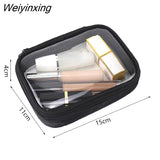 Weiyinxing Cosmetics Bag Women Makeup Organizer Travel Handbag Zipper Clear Beauty Wash Bath Toiletry Waterproof Bags Kit