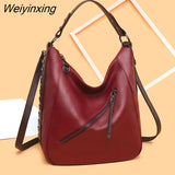 Weiyinxing Quality Rivet Leather Luxury Handbags Women Shoulder Bags Designer Crossbody Bag for Women Bag Fashion Female Messenger Bag