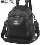 Weiyinxing Women Backpack Designer high quality Leather Women Bag Fashion School Bags Large Capacity Travel Backpacks mochila