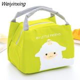 Weiyinxing Portable Fridge Thermal Bag Women Children's School Thermal Insulated Lunch Box Tote Food Small Cooler Bag Pouch