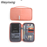 Weiyinxing Travel Wallet Family Passport Holder Creative Waterproof Document Case Organizer Travel accessories Document Bag Cardholder