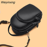 Weiyinxing Cowhide Bag For Women Designer Three Layers Of Large Capacity Ladies Handbag Fashion Genuine Leather Shoulder Crossbody Bag