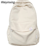 Weiyinxing Kawaii College Bag Cotton Fabric Student Women Backpacks Cool Teenage Girl School Bag Cute Ladies Fashion Backpack Trendy