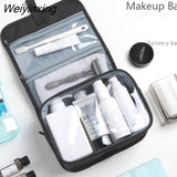 Weiyinxing Quality Travel Makeup Bags Women Waterproof Cosmetic Bag Toiletries Organizer Hanging Dry And Wet Separation Storage Bag