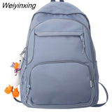 Weiyinxing Cool New College Backpack Fashion Women Laptop Book Bag Girl Travel School Bag Ladies Kawaii Trendy Cute Backpack Student