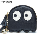 Weiyinxing Women Wallets Soft Genuine Leather Coin Bag Small Lovely Cowhide Wallets Card Holder Large Capacity Money Bag Portable Clutch