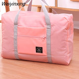 Weiyinxing Large-capacity Travel Storage Bag Lightweight Multi Duffel HandBag with Zipper Bags