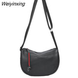 Weiyinxing Women Genuine Leather Shoulder Bags Brand High Quality Natural Cowhide Female Crossbody Bag Luxury Small Messenger Tote