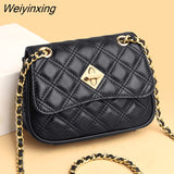 Weiyinxing Leather Bag For Women Luxury Brand Small Ladies Handbag High Quality Natural Cowskin Female Shoulder Crossbody Bags Tote