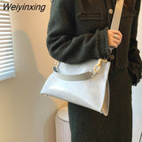 Weiyinxing New Design Handbags Women Shoulder Bag Soft Synthetic Leather Crossbody Large Capacity Fashion Female Underarm Bags
