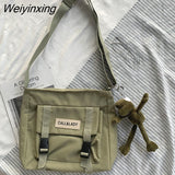 Weiyinxing Women Shoulder Bags Female Multifunctional Large Capacity Handbags Fashion Nylon Waterproof Crossbody Bags for Students Handbags