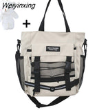 Weiyinxing Women Handbags Messenger Bag Reflect Light Men Crossbody Bags Ladies Large Capacity Shoulder Tote Bag Youth School Bags