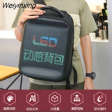 Weiyinxing Advertising Backpack WIFI Version Portable LED Backpack Magic Smart Walking Billboard APP Control Outdoor Led Display Bag