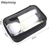 Weiyinxing Cosmetics Bag Women Makeup Organizer Travel Handbag Zipper Clear Beauty Wash Bath Toiletry Waterproof Bags Kit