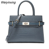 Weiyinxing New Luxury Designer Handbags Retro Female Shoulder Crossbody Bags Large Capacity Genuine Leather HandBag for Women