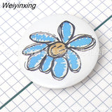 Weiyinxing Your Logo Button Badge Tinplate Badges Maker Personality Cheap Button Badges Custom Button Pins