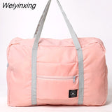 Weiyinxing Oxford Cloth Travel Bags Multi Functional Large Capacity Storage Bag Women Handbag Foldable Convenient Travel Bag