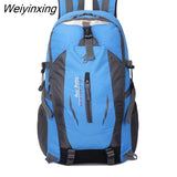 Weiyinxing Backpack 40L Lightweight Travel Mountaineering Backpack Waterproof Sport Bags Climbing Rucksack