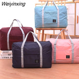 Weiyinxing Large-capacity Travel Storage Bag Lightweight Multi Duffel HandBag with Zipper Bags