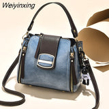 Weiyinxing trend handbags for women Vintage PU Leather Shoulder Hand Bag Ladies Daily Casual Crossbody Purses Female Messenger Bag