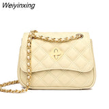 Weiyinxing Leather Bag For Women Luxury Brand Small Ladies Handbag High Quality Natural Cowskin Female Shoulder Crossbody Bags Tote