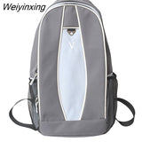 Weiyinxing Boy High Capacity New School Bag Trendy Lady Men Backpack Fashion Male Women Laptop College Backpack Female Travel Book Bag