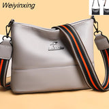 Weiyinxing New Fashion Soft Leather Women Handbag Designer Women Shoulder Bags Luxury Girls Tote bag High Quality Female Messenger bag