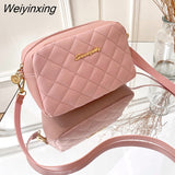 Weiyinxing Lingge Embroidery Small Messenger Bag For Women Trend Luxury Female Shoulder Bag Casual Ladies Crossbody Bags 2023 New