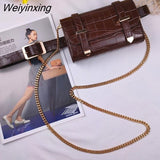 Weiyinxing Purse Leather Waist Belt Bag Women's Waist Pack Serpentine Belt Female Purs Pack Phone Pouch Casual Shoulder Packs