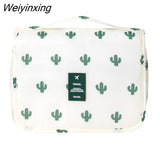 Weiyinxing Quality Women Makeup Bags Travel Cosmetic Bag Toiletries Organizer Waterproof Storage Neceser Hanging Bathroom Wash Bag