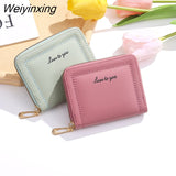 Weiyinxing Fashion Women Cute Cartoon Wallet Small Zipper Girl Brand Designed Pu Leather Coin Purse Female Card Holder Hand Wallet