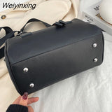 Weiyinxing 100% Genuine Leather Women's bags Luxury Brand Soft First Layer Cowhide Women Crossbody Bag Fashion Female Shoulder Tote Bag