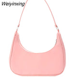 Weiyinxing Women Retro Shoulder Totes Underarm Fashion Trend Top Handle Bag Female 2023 New Small Subaxillary Bags Clutch