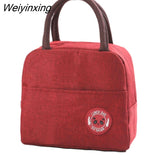 Weiyinxing Bags Portable Zipper Thermal Bag Lunch Bag For Women Portable Fridge Bag Lunch Box Tote Thermal Food Door Bag